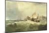 New Castle on the Delaware, 1857-Edward Moran-Mounted Premium Giclee Print