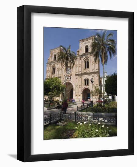 New Catedral De La Inmaculada Concepcion, Cuenca, Azuay Province, Southern Highlands, Ecuador-Robert Francis-Framed Photographic Print