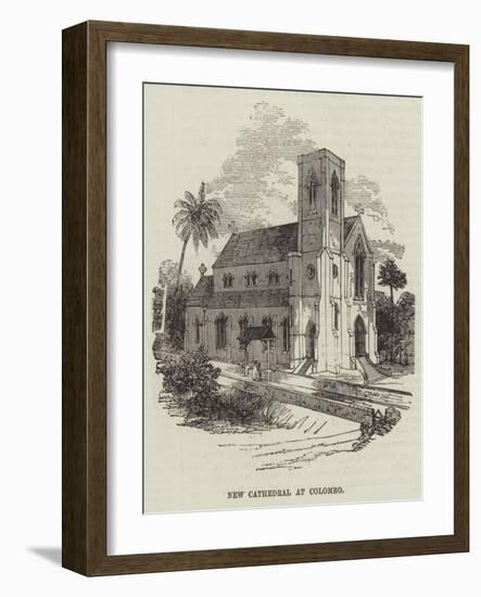 New Cathedral at Colombo-null-Framed Giclee Print