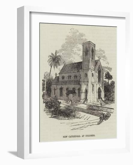 New Cathedral at Colombo-null-Framed Giclee Print