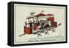 New Century - Aerial Tramway in the Summer-null-Framed Stretched Canvas