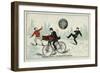 New Century - the Studious Cyclist-null-Framed Giclee Print