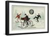 New Century - the Studious Cyclist-null-Framed Giclee Print