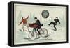 New Century - the Studious Cyclist-null-Framed Stretched Canvas