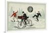 New Century - the Studious Cyclist-null-Framed Giclee Print