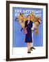 "New Chair," Saturday Evening Post Cover, April 25, 1942-Gene Pelham-Framed Giclee Print