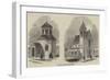 New Chapels in the Tower Hamlets Cemetery-null-Framed Giclee Print