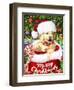 New Christmas puppy-Arnica Burnstone-Framed Giclee Print