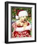 New Christmas puppy-Arnica Burnstone-Framed Giclee Print
