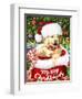 New Christmas puppy-Arnica Burnstone-Framed Giclee Print