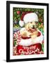 New Christmas puppy-Arnica Burnstone-Framed Giclee Print