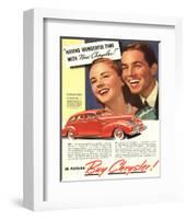 New Chrysler - Wonderful Time-null-Framed Art Print