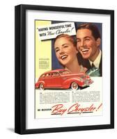 New Chrysler - Wonderful Time-null-Framed Art Print