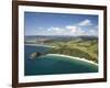 New Chums Beach, and Motuto Point, Coromandel Peninsula, North Island, New Zealand-David Wall-Framed Photographic Print