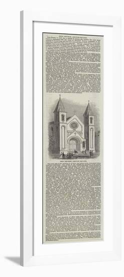 New Church, Argyle-Square-null-Framed Premium Giclee Print