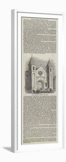 New Church, Argyle-Square-null-Framed Premium Giclee Print