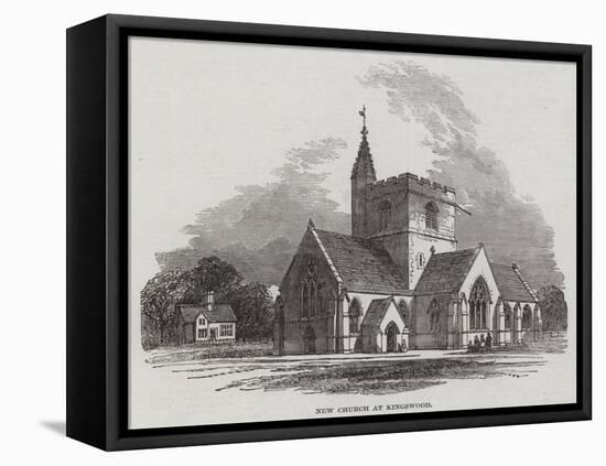 New Church at Kingswood-null-Framed Stretched Canvas