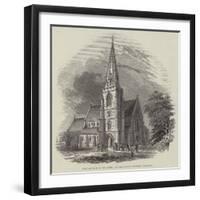 New Church at Swindon, on the Great Western Railway-null-Framed Giclee Print