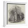 New Church at Swindon, on the Great Western Railway-null-Framed Giclee Print