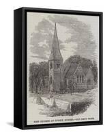 New Church at Titsey, Surrey-null-Framed Stretched Canvas