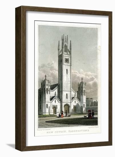 New Church, Haggerston, Hackney, London, 1827-William Deeble-Framed Giclee Print