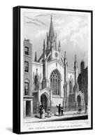 New Church, Little Queen Street, Holborn, London, 19th Century-Thomas Hosmer Shepherd-Framed Stretched Canvas