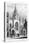 New Church, Little Queen Street, Holborn, London, 19th Century-Thomas Hosmer Shepherd-Stretched Canvas