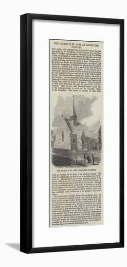 New Church of St Anne at Carlecotes, Penistone-null-Framed Giclee Print