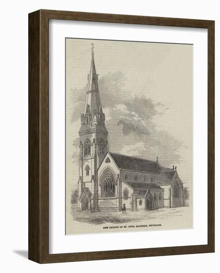 New Church of St John, Radipole, Weymouth-null-Framed Giclee Print