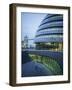 New City Hall and Tower Bridge at Dusk, London, England, United Kingdom, Europe-Charles Bowman-Framed Photographic Print