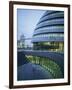 New City Hall and Tower Bridge at Dusk, London, England, United Kingdom, Europe-Charles Bowman-Framed Photographic Print