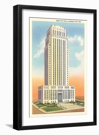 New City Hall, Kansas City-null-Framed Art Print