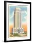 New City Hall, Kansas City-null-Framed Art Print