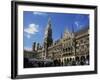 New City Hall, Marienplatz, Munich, Bavaria, Germany, Europe-Ken Gillham-Framed Photographic Print