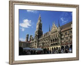 New City Hall, Marienplatz, Munich, Bavaria, Germany, Europe-Ken Gillham-Framed Photographic Print