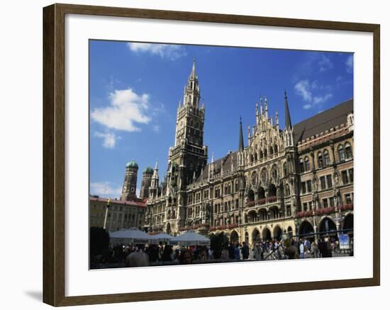 New City Hall, Marienplatz, Munich, Bavaria, Germany, Europe-Ken Gillham-Framed Photographic Print