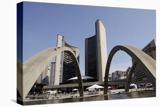 New City Hall, Toronto, Ontario, Canada-Cindy Miller Hopkins-Stretched Canvas