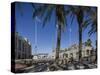 New City, View of Safra Square with the City Hall-Massimo Borchi-Stretched Canvas