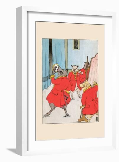 New Coats For the Pigs-Frances Beem-Framed Art Print