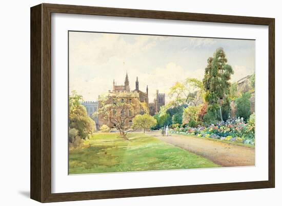 New College Border, 1918-William Matthison-Framed Giclee Print