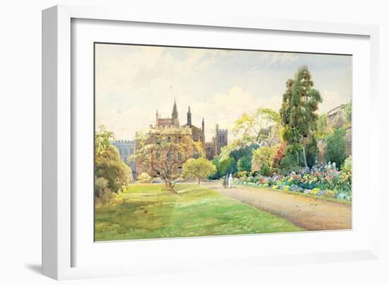 New College Border, 1918-William Matthison-Framed Giclee Print