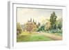 New College Border, 1918-William Matthison-Framed Giclee Print