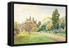 New College Border, 1918-William Matthison-Framed Stretched Canvas