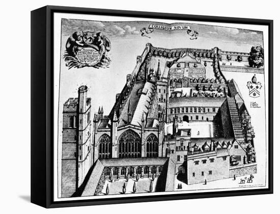 New College by David Loggan-David Loggan-Framed Stretched Canvas