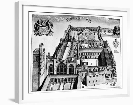 New College by David Loggan-David Loggan-Framed Giclee Print