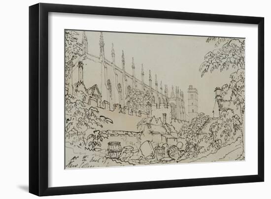 New College, C.1790-null-Framed Premium Giclee Print