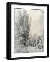 New College Garden, 1821-William Alfred Delamotte-Framed Giclee Print