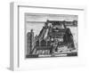 New College Oxford 1660-null-Framed Art Print