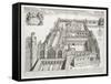 New College, Oxford, from 'Oxonia Illustrata', Published 1675 (Engraving)-David Loggan-Framed Stretched Canvas