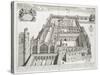 New College, Oxford, from 'Oxonia Illustrata', Published 1675 (Engraving)-David Loggan-Stretched Canvas